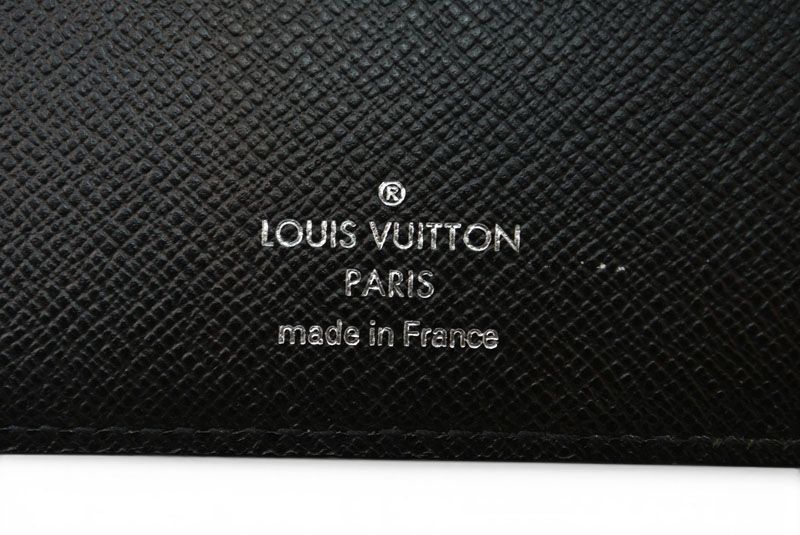 Louis Vuitton Notebook Cover Agenda Epi Black Type — view 9