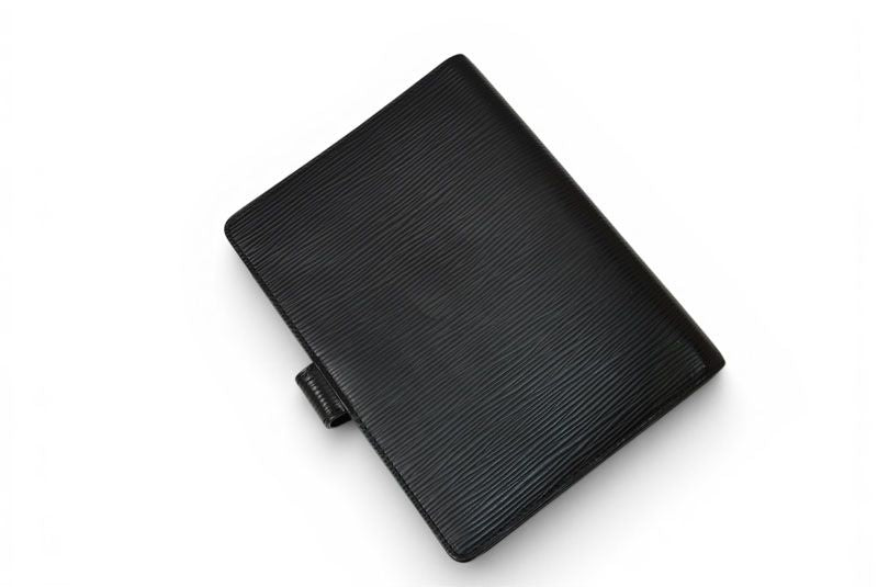Louis Vuitton Notebook Cover Agenda Epi Black Type — view 3