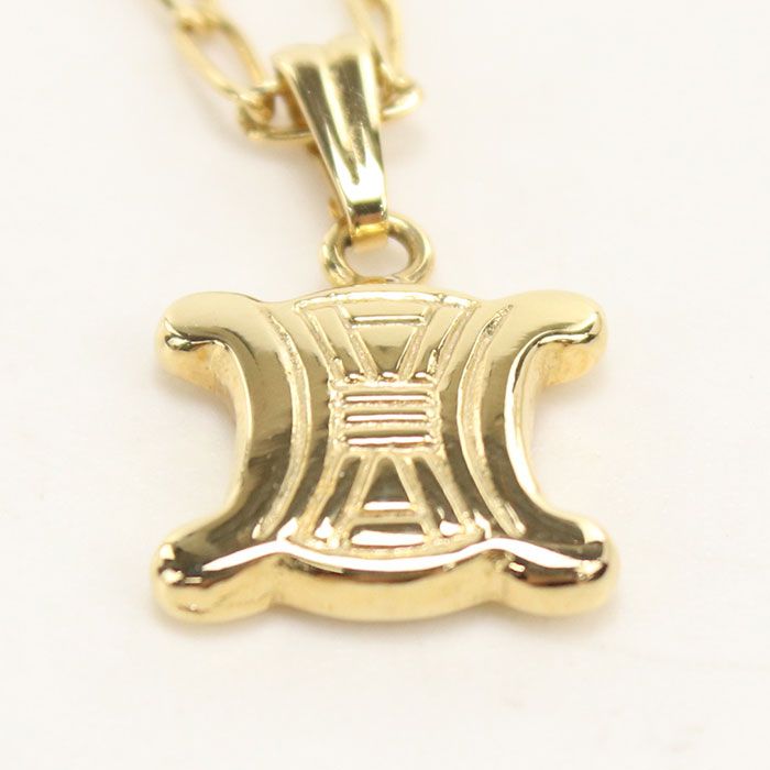 Celine Triomphe Necklace Metal — view 3