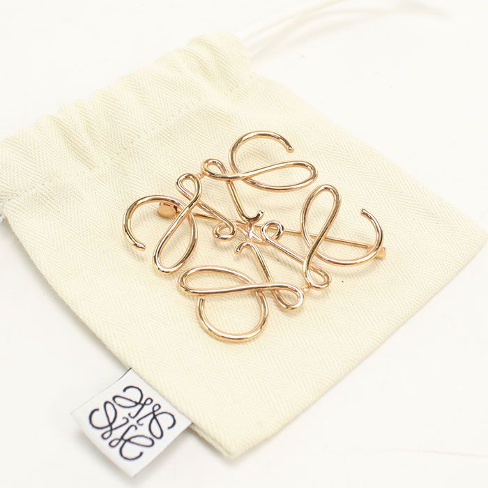 Loewe Anagram 111.25.020 Brooch Metal