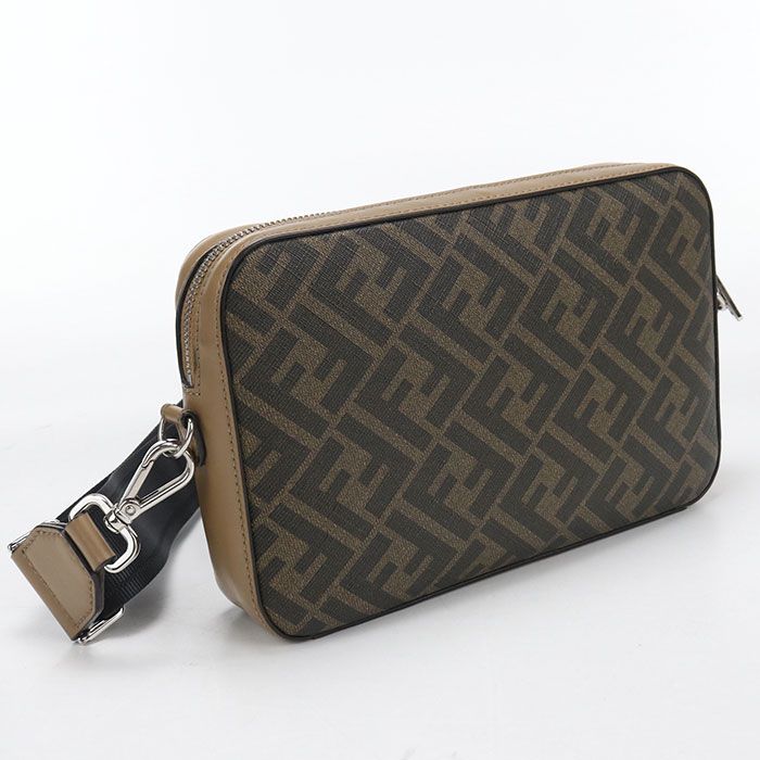 Fendi Camera Case Diagonal Shoulder Bag Fabric