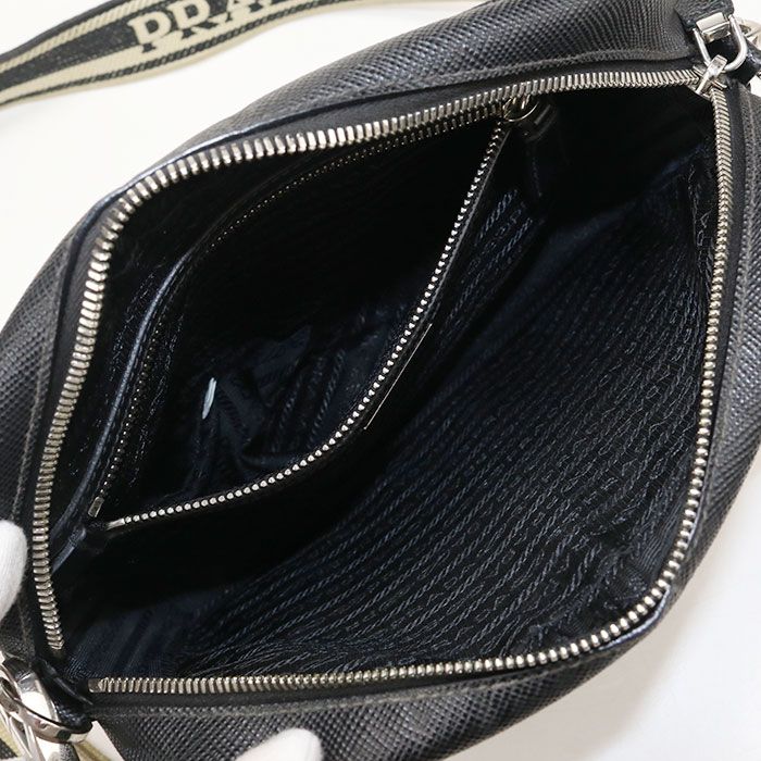 Prada Saffiano Shoulder Bag Leather — view 3