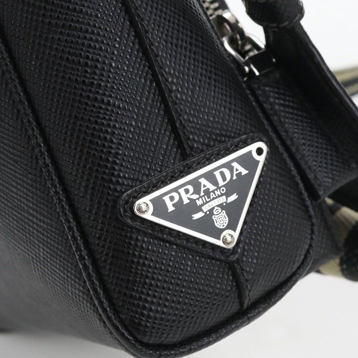 Prada Saffiano Shoulder Bag Leather — view 6