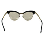 Gucci Sunglasses Black Gold Light Brown Eyewear — view 3