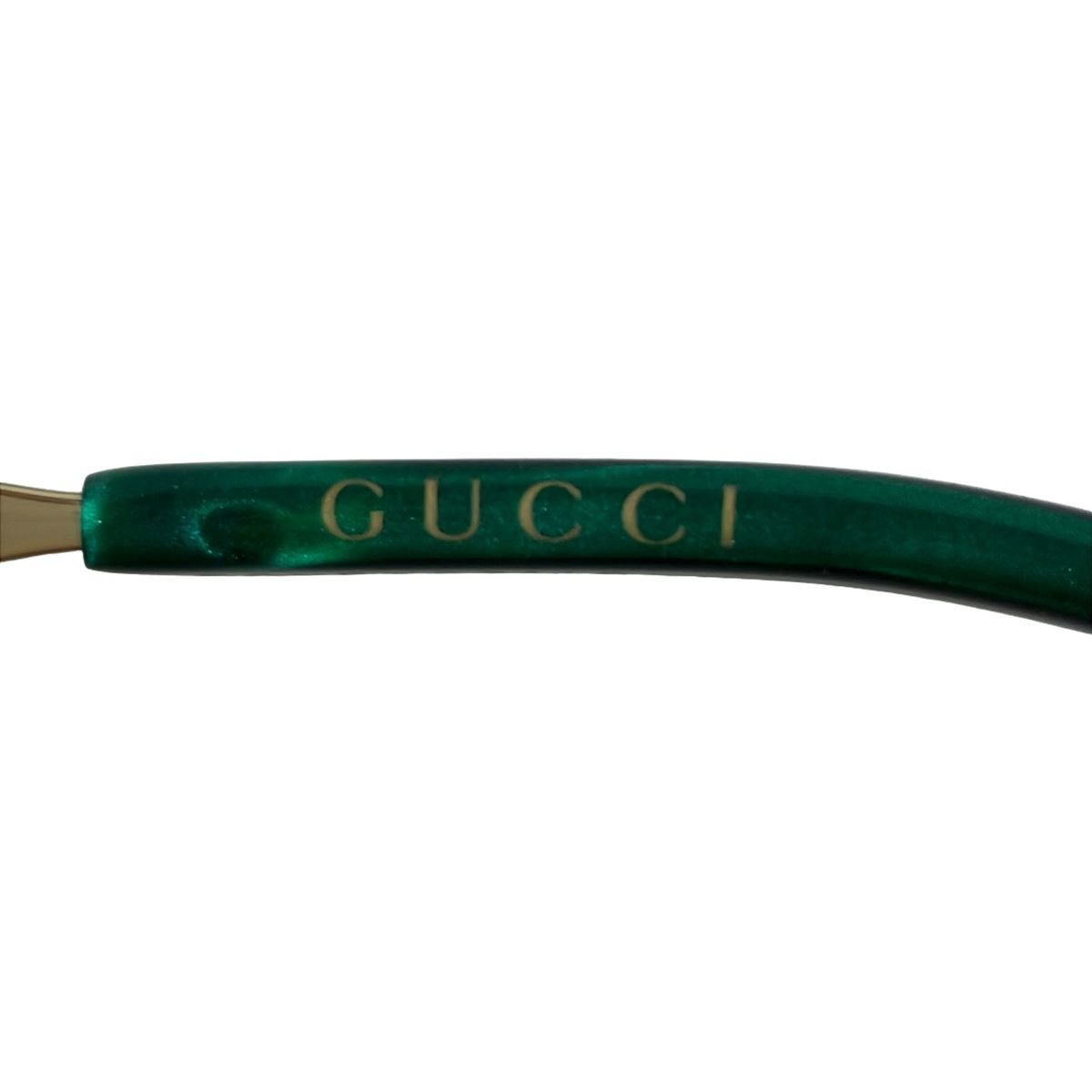 Gucci Sunglasses Black Gold Light Brown Eyewear — view 5