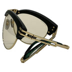 Gucci Sunglasses Black Gold Light Brown Eyewear — view 6