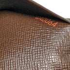 Louis Vuitton Damier Ebene Enveloppe Business Card Holder / ID Case Brown — view 7