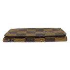 Louis Vuitton Damier Ebene Enveloppe Business Card Holder / ID Case Brown — view 4