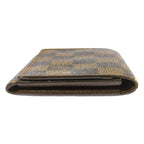 Louis Vuitton Damier Ebene Enveloppe Business Card Holder / ID Case Brown — view 3