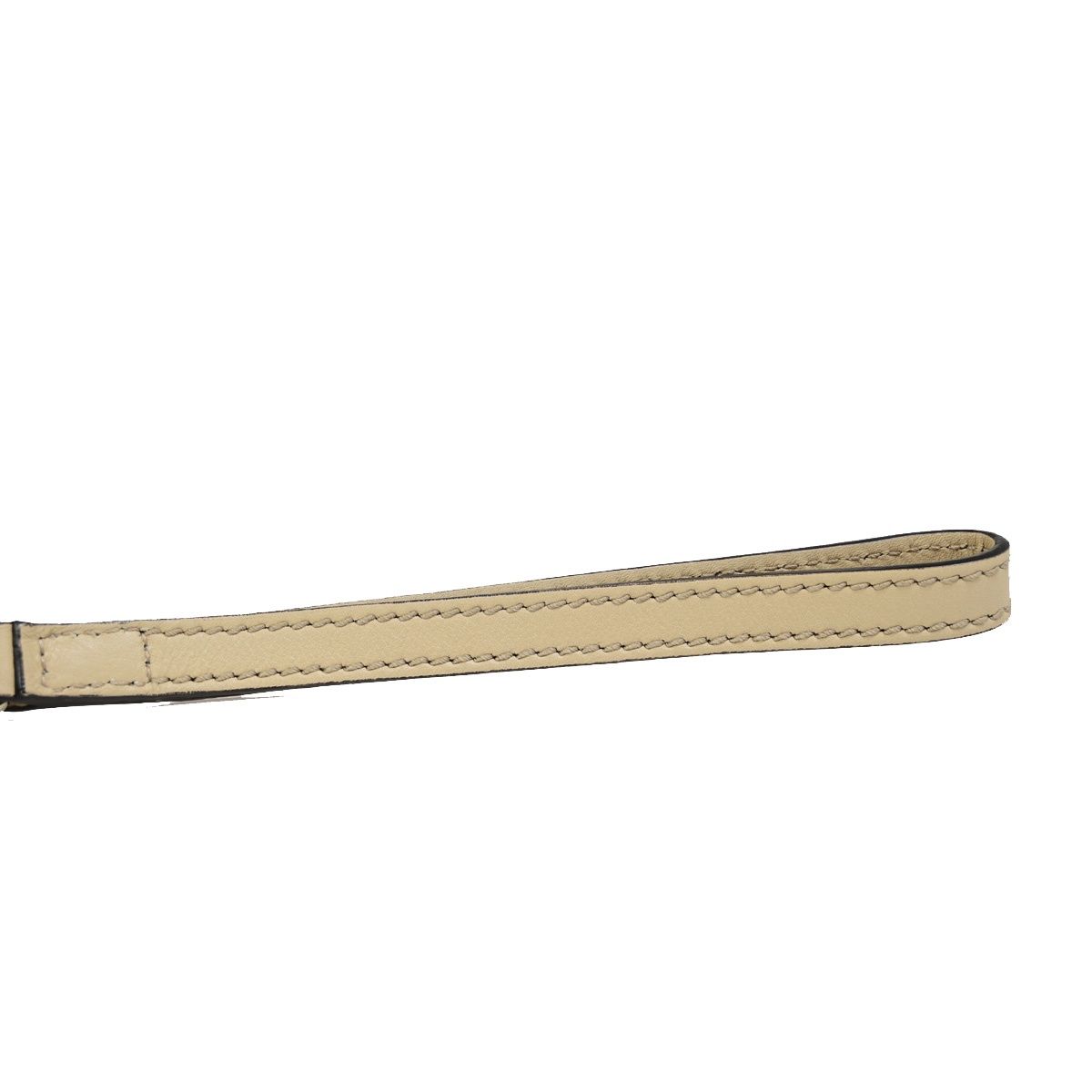 Gucci Diamante Pouch Beige Leather — view 8