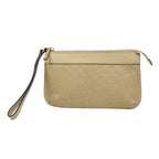 Gucci Diamante Pouch Beige Leather