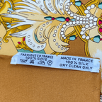 Hermes Carre 90 Silk Scarf Splendeur Des Maharajas Yellow Multicolor — view 7