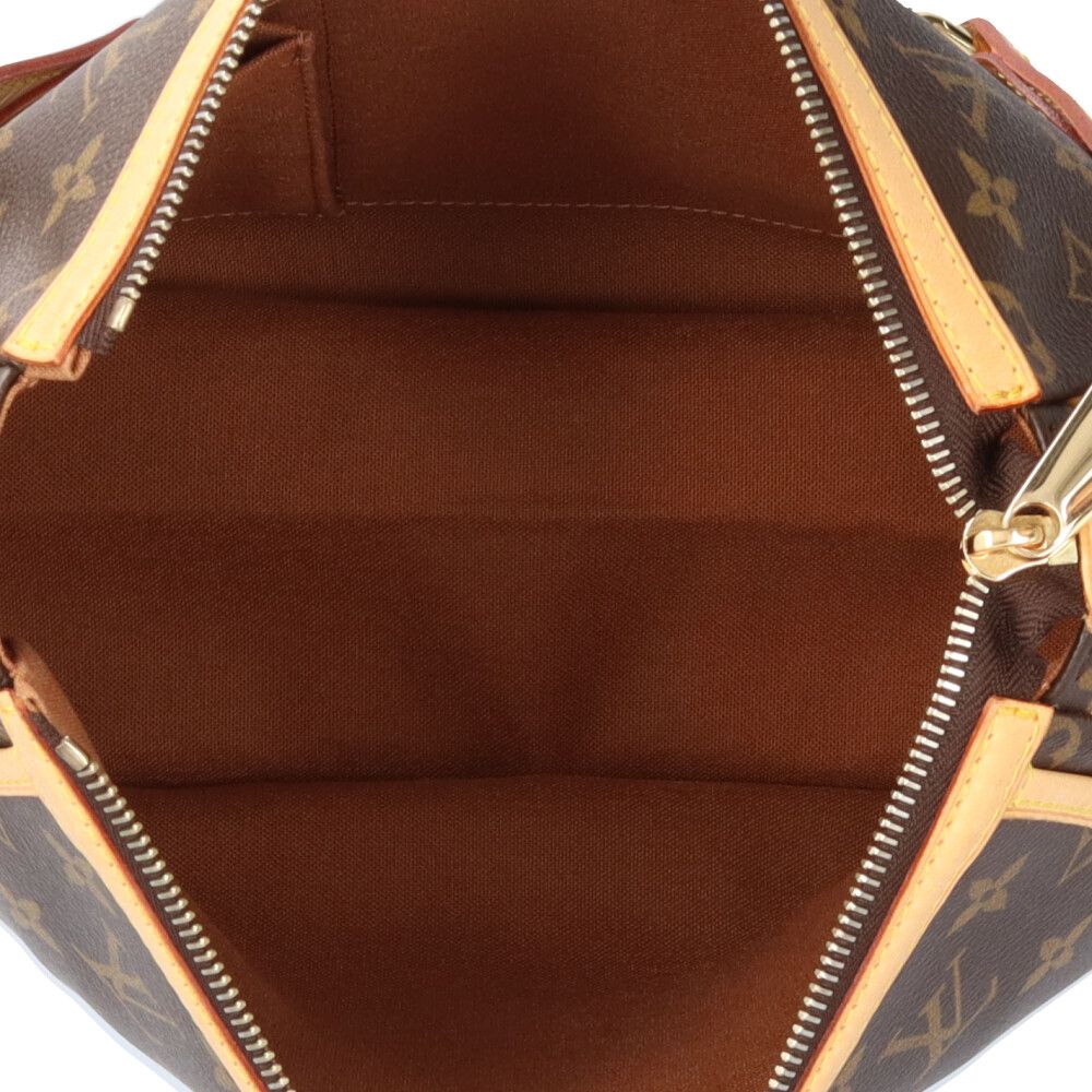 Louis Vuitton Tulum PM Monogram Shoulder Bag Canvas Brown — view 7
