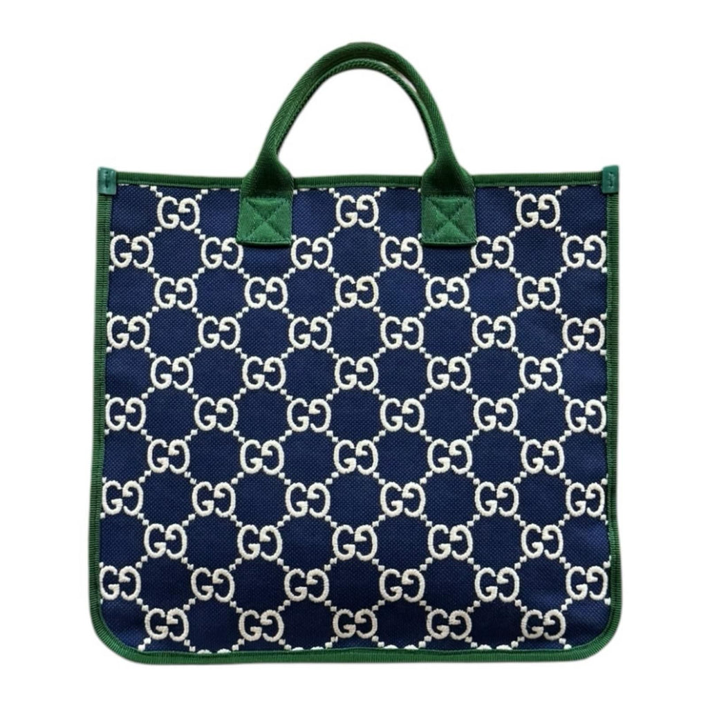 Gucci Children's Sherry Line Handbag GG Supreme Canvas Navy — view 3