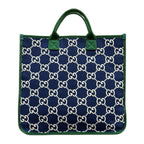 Gucci Children's Sherry Line Handbag GG Supreme Canvas Navy — view 3