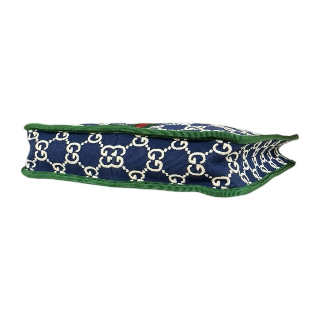 Gucci Children's Sherry Line Handbag GG Supreme Canvas Navy — view 6