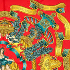 Hermes Scarf Carre 90 Silk Europe Goddess Children — view 3