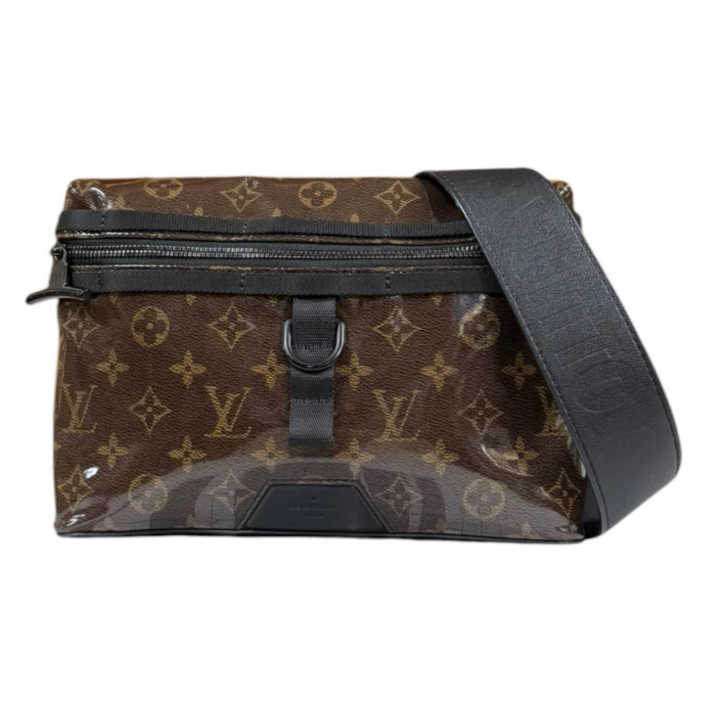 Louis Vuitton Gray Messenger PM Monogram Shoulder Bag Brown