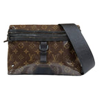 Louis Vuitton Gray Messenger PM Monogram Shoulder Bag Brown