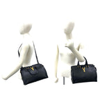 Saint Laurent Paris Petit Cabas Leather 2-Way Shoulder Bag Black — view 2