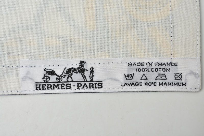 Hermes Table Linen Placemat Kitchen Cloth Classic Sailing Vintage Blue Multi — view 4