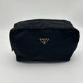 Prada Pouch Nylon Canvas Black
