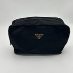 Prada Pouch Nylon Canvas Black