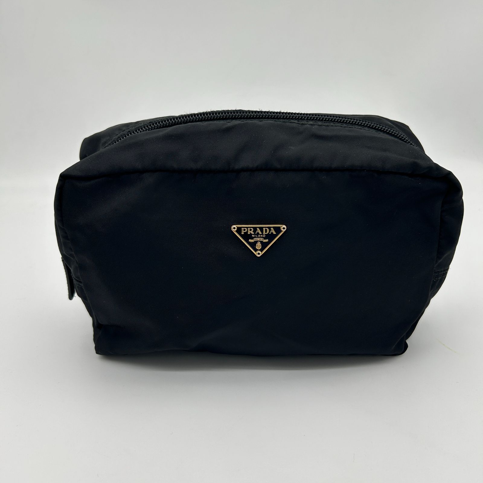 Prada Pouch Nylon Canvas Black