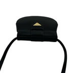 Saint Laurent Vintage YSL Logo Leather Shoulder Bag Pochette Black — view 4