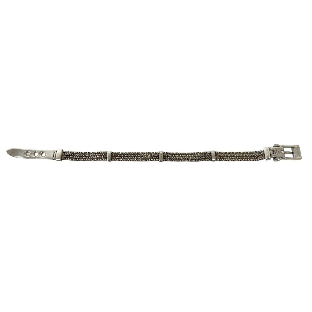 Tiffany & Co Covintage T Rope Belt Bracelet 925 Sterling Silver — view 6