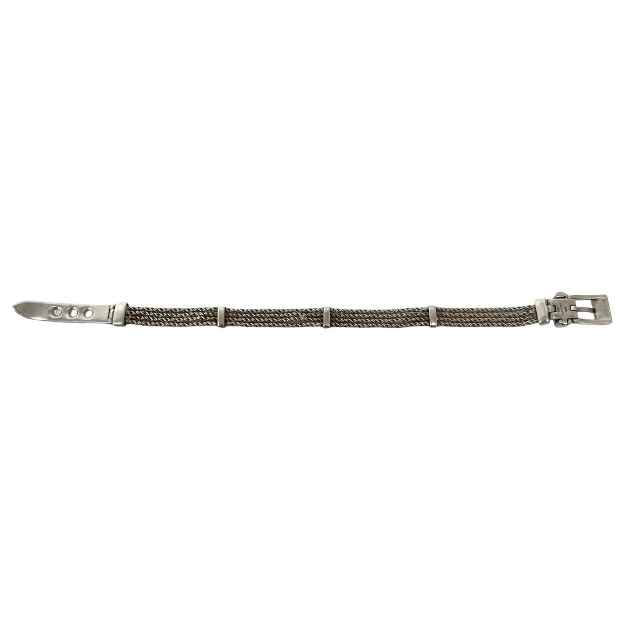 Tiffany & Co Covintage T Rope Belt Bracelet 925 Sterling Silver — view 6