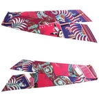 Hermes Horsewear Champion Tiger Bride de Gala Maxi Twill Scarf Pink Purple Multi — view 3