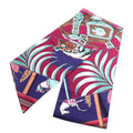 Hermes Horsewear Champion Tiger Bride de Gala Maxi Twill Scarf Pink Purple Multi