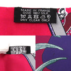 Hermes Horsewear Champion Tiger Bride de Gala Maxi Twill Scarf Pink Purple Multi — view 5