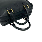 Loewe Vintage Amazona 28 Anagram Logo Leather Mini Boston Bag Black — view 4