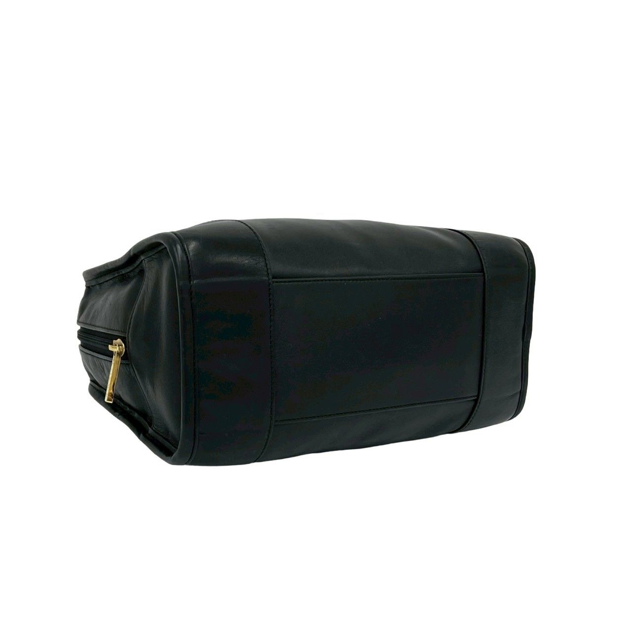 Loewe Vintage Amazona 28 Anagram Logo Leather Mini Boston Bag Black — view 7