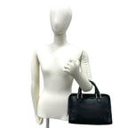 Loewe Vintage Amazona 28 Anagram Logo Leather Mini Boston Bag Black — view 2
