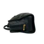 Loewe Vintage Amazona 28 Anagram Logo Embossed Leather Mini Boston Bag Black — view 5