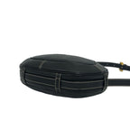 Loewe Vintage Anagram Logo Leather Mini Shoulder Bag Pochette Black — view 8