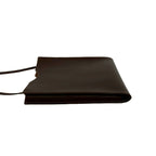 Hermes Box Vintage Onimetou Leather Shoulder Bag Pochette Brown — view 5