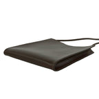Hermes Box Vintage Onimetou Leather Shoulder Bag Pochette Brown — view 8