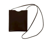 Hermes Box Vintage Onimetou Leather Shoulder Bag Pochette Brown — view 3