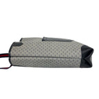 Gucci Vintage Sherry Line Micro GG Logo Pattern Leather Tote Navy — view 5