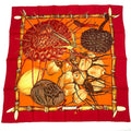 Hermes Carre 90 Jardin Creole Cles Or's Paradise Silk Scarf