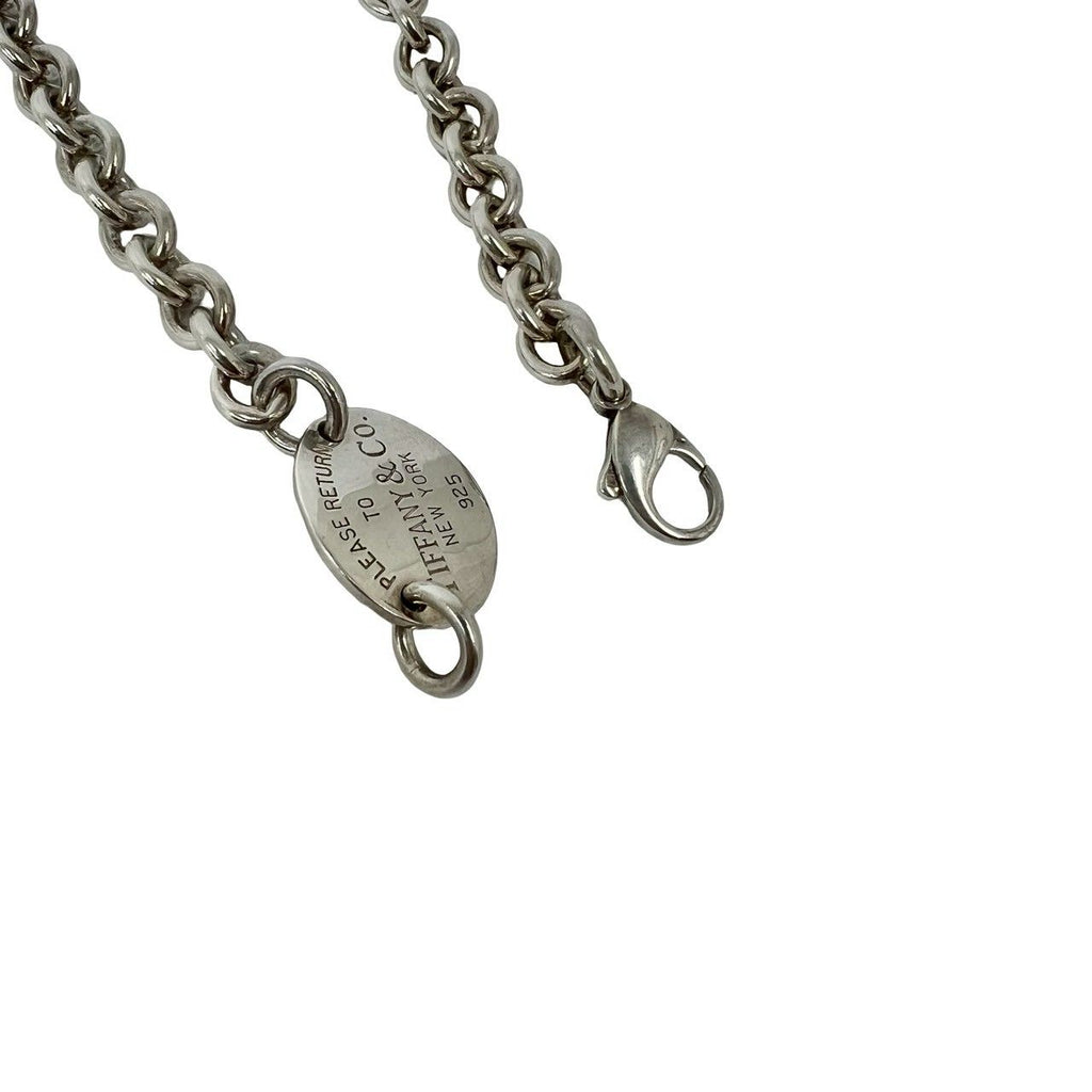Tiffany & Co Return to Oval Necklace 925 Sterling Silver — view 4