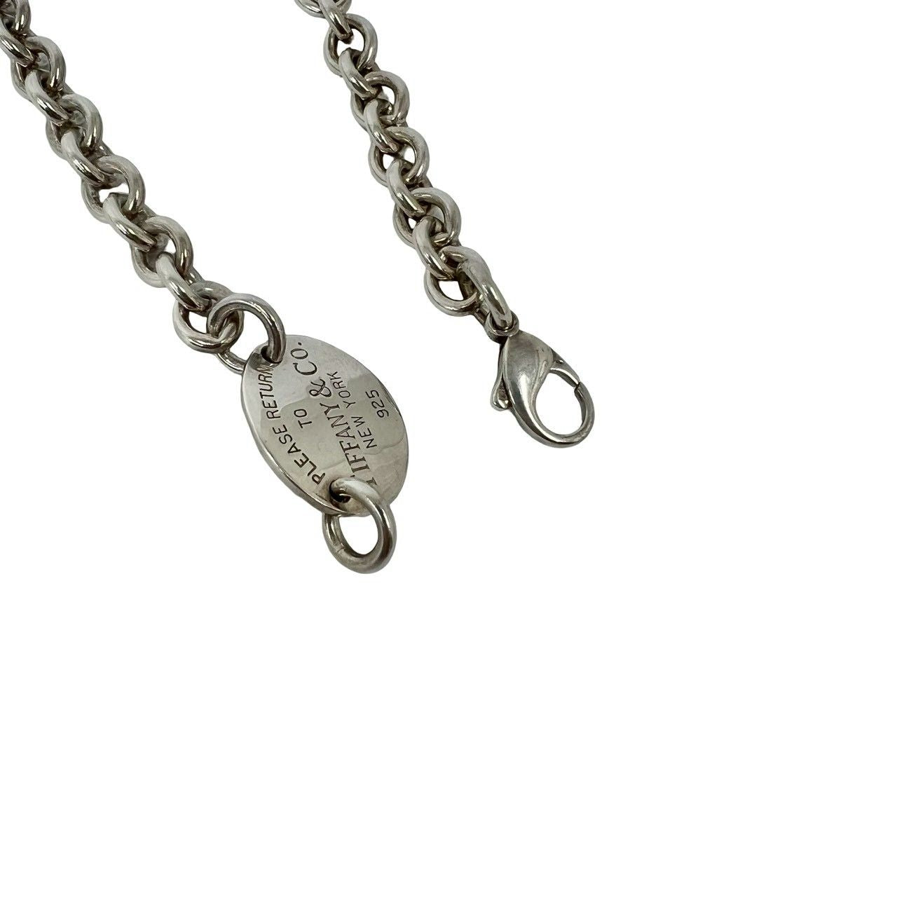 Tiffany & Co Return to Oval Necklace 925 Sterling Silver — view 4