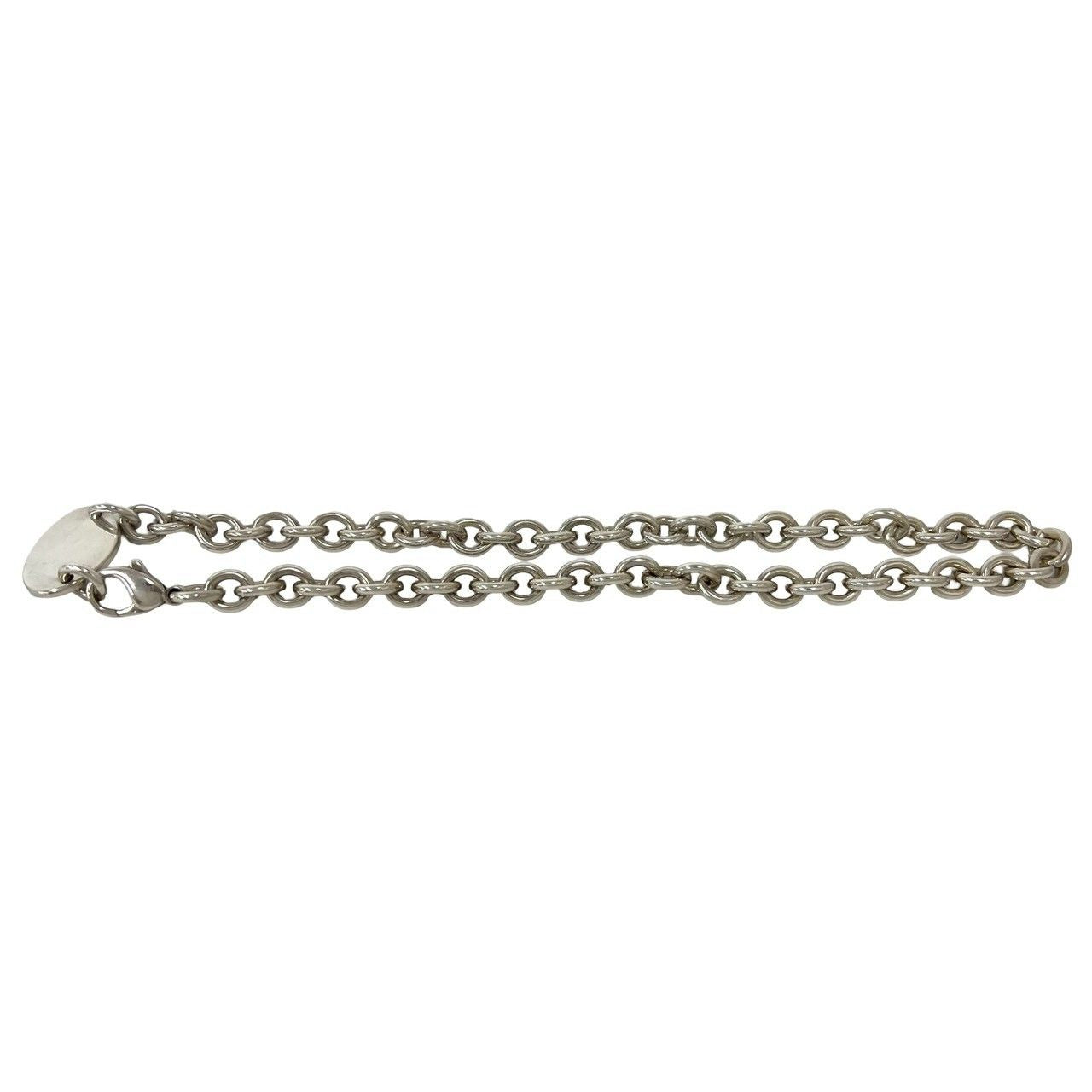 Tiffany & Co Return to Oval Necklace 925 Sterling Silver — view 5