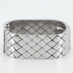 Chanel Quilted Stainless Steel Quartz Analog Watch with Black Dial — view 4