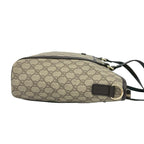 Gucci GG Supreme Logo Pattern Leather 2-Way Shoulder Bag Tote Brown — view 6