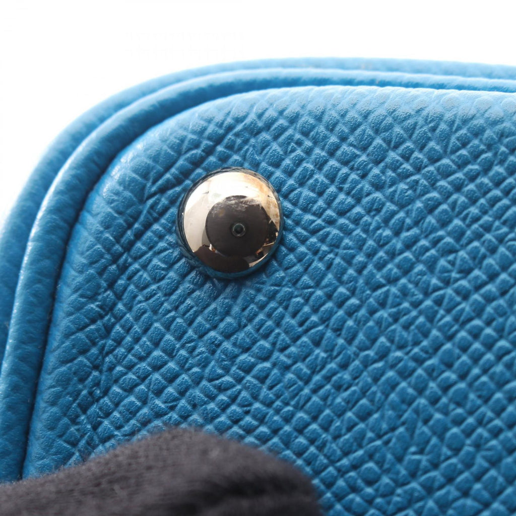 Hermes Handbag Bolide 27 Blue Zanzibar 2-Way — view 8